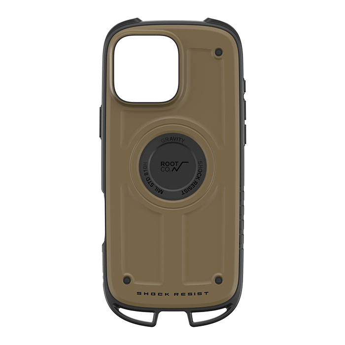 ROOT CO. GRAVITY Shock Resist Case Rugged. コヨーテ