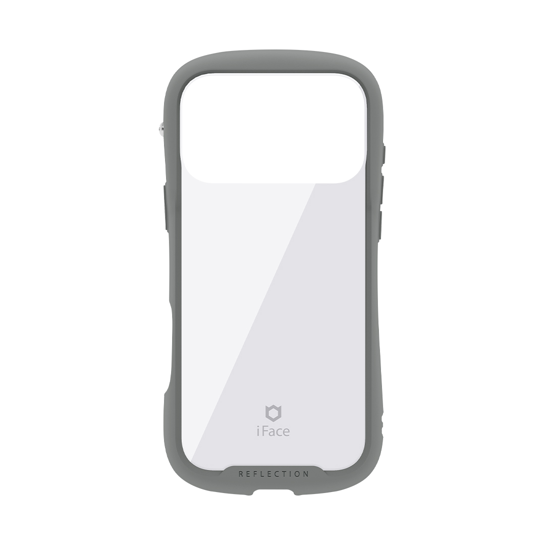 iFace Reflection / Reflection Neo強化ガラスクリアケース　グレー