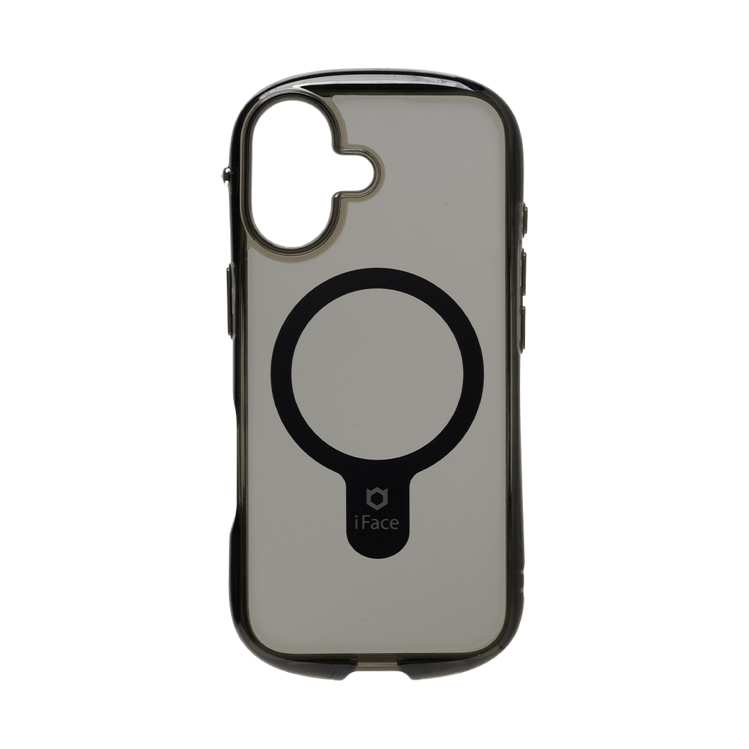 iFace Look in Clear Hybrid MagSynqケース　ブラック・フロスト