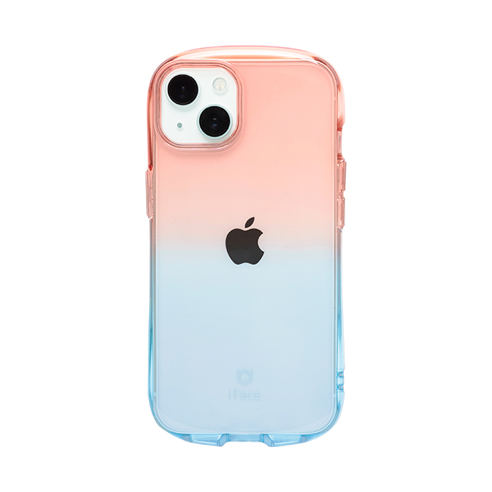 iFace Look in Clear Lollyグラデーションケース ストロベリー・アクア