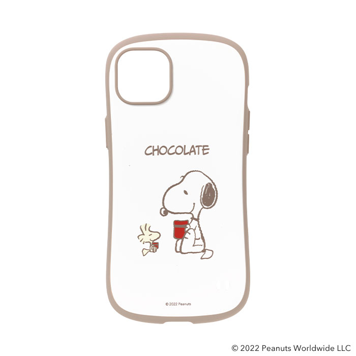 PEANUTS/ピーナッツ iFace First Class Cafeケース スヌーピー・チョコレート