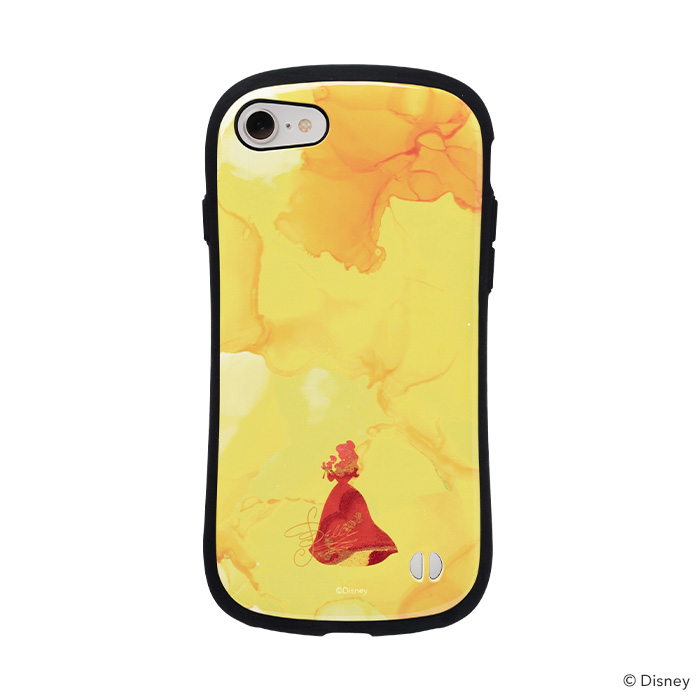 ディズニーキャラクター iFace First Classケース(マーブル) アリエル ラプンツェル ティンカーベル エレサ ベル ジャスミン 白雪姫 マーブル・ベル