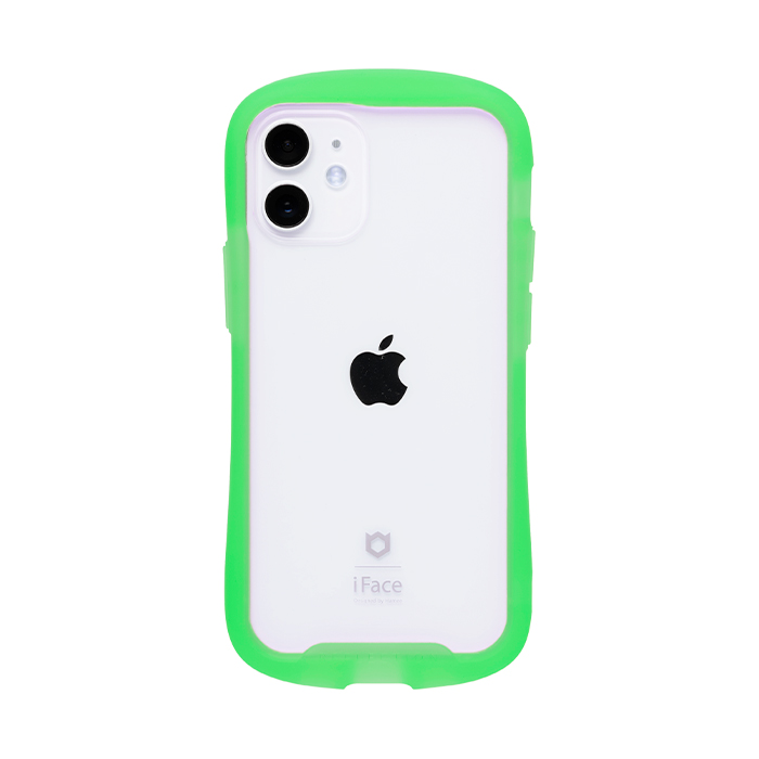 ネオンカラー iFace Reflection Neo クリアグリーン