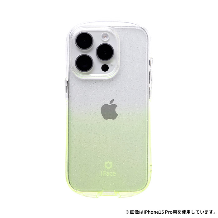 iFace Look in Clear Lollyグラデーションケース クリア・ライム