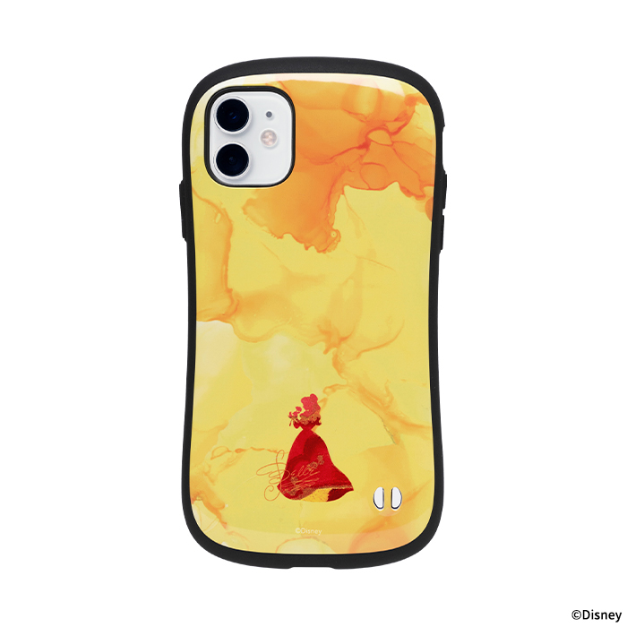 ディズニーキャラクター iFace First Classケース(マーブル) アリエル ラプンツェル ティンカーベル エレサ ベル ジャスミン 白雪姫 マーブル・ベル