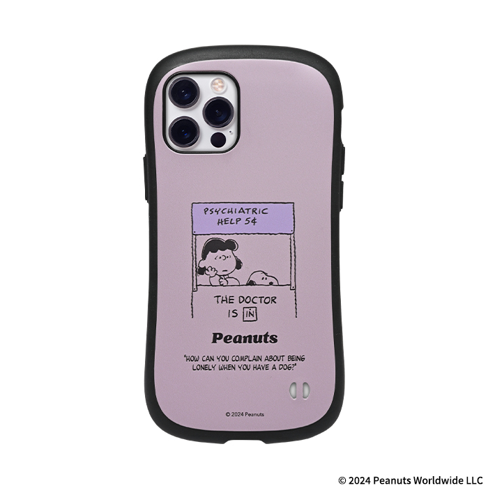 PEANUTS/ピーナッツ iFace First Class MagSynq KUSUMI ケース くすみパープル・ルーシー