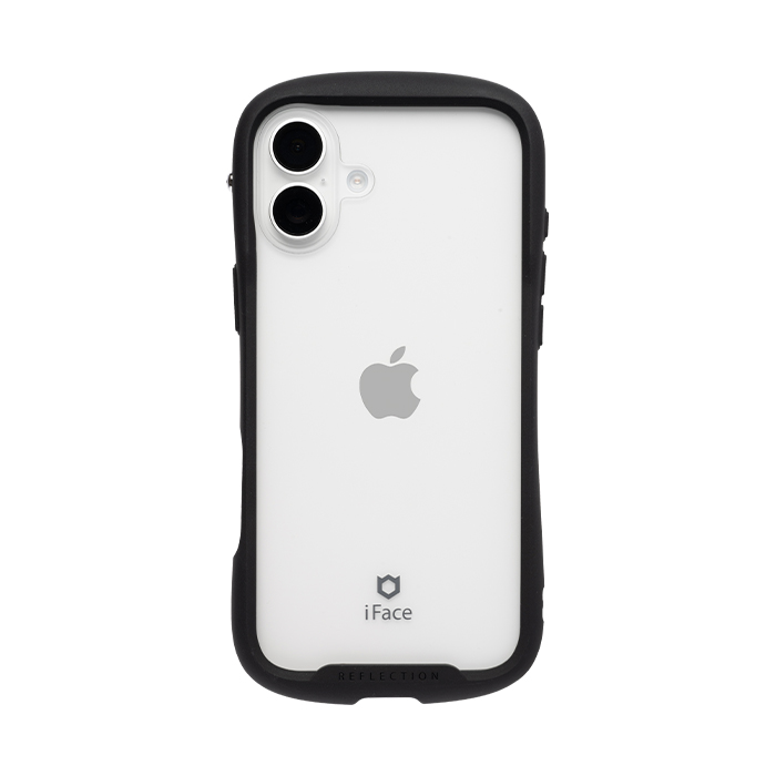 iFace Reflection 強化ガラスクリアケース ブラック