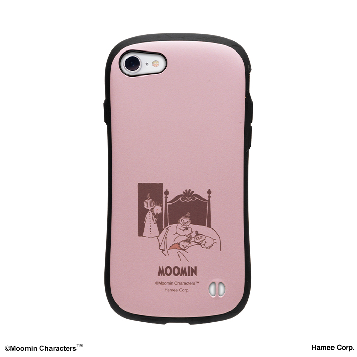 ムーミン iFace First Classケース(くすみ) くすみピンク・リトルミイのいたずら