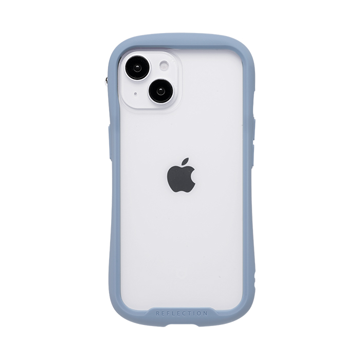 iFace Reflection Frost 強化ガラスクリアケース　ペールブルー
