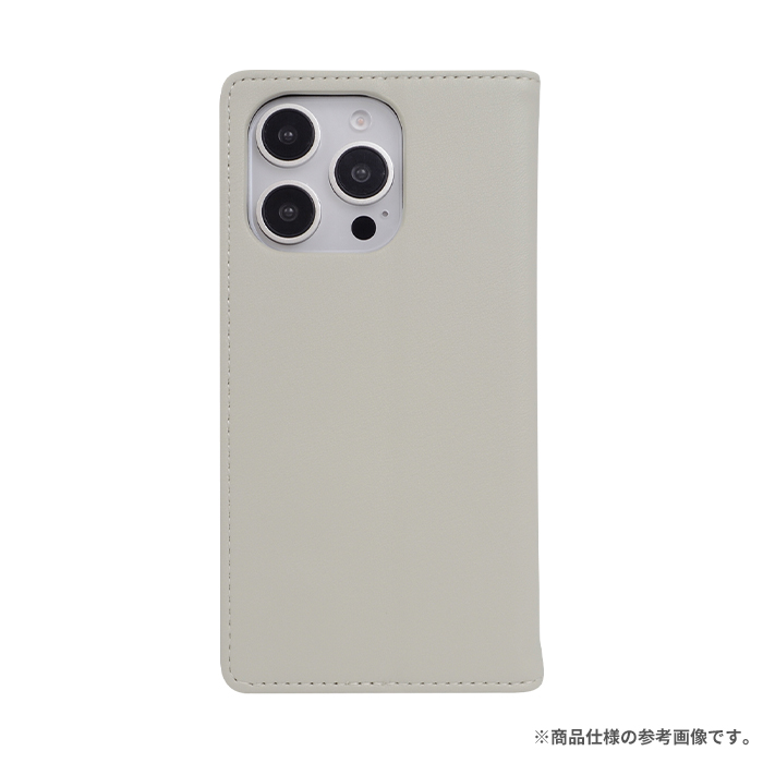 nano universe ナノユニバース バイカラー手帳型ケース グレー