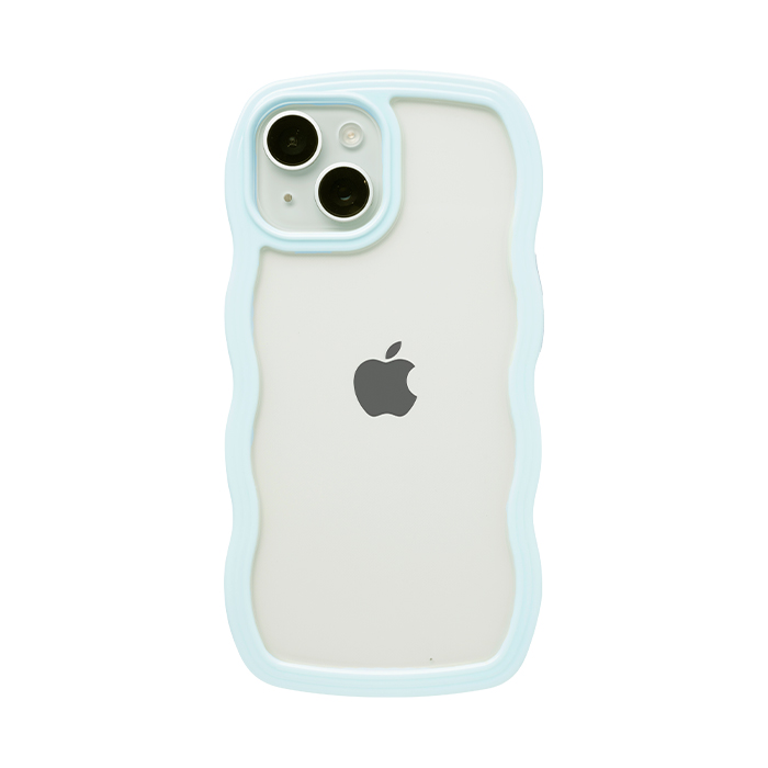 ULTRA FINE Wavy Frame iPhoneケース  ミント