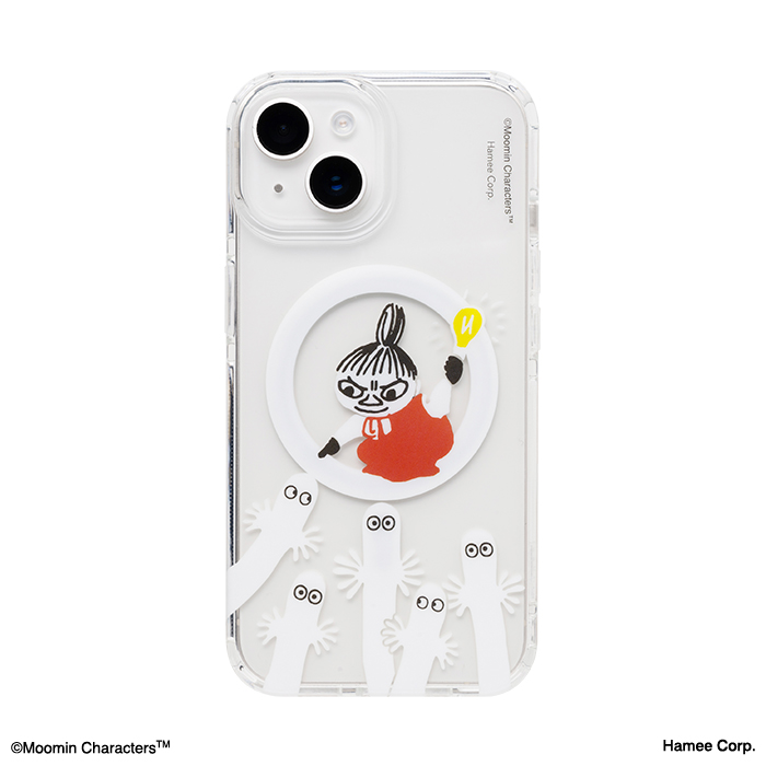 [iPhone15ケース]ムーミン HIGHER MagSafe対応 ハイブリッドケース リトルミイ・電球