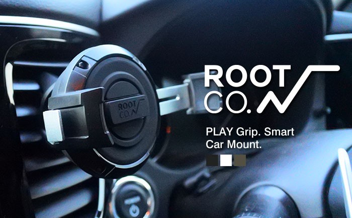 ROOT CO. PLAY Grip. Smart Car Mount. カーマウント