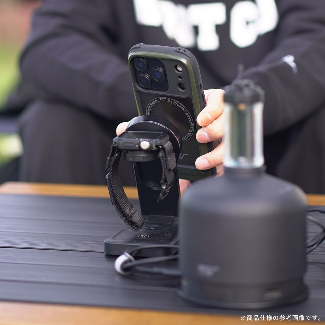 【新】ROOT CO. GRAVITY METAL RING for MagSafe(ブラック)