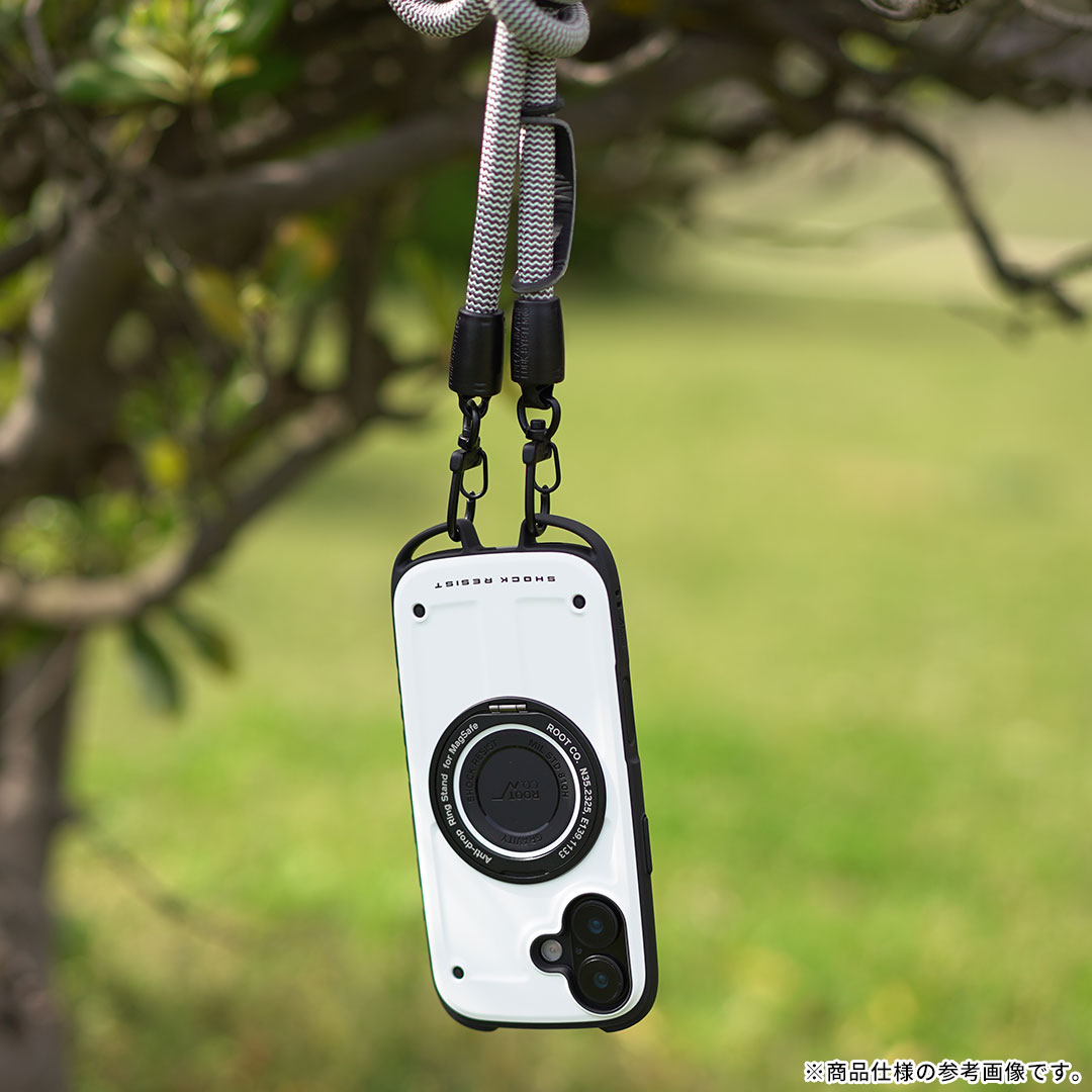 【新】[iPhone 17e/16e専用]ROOT CO. GRAVITY Shock Resist Case Rugged Plus.(ブラック)