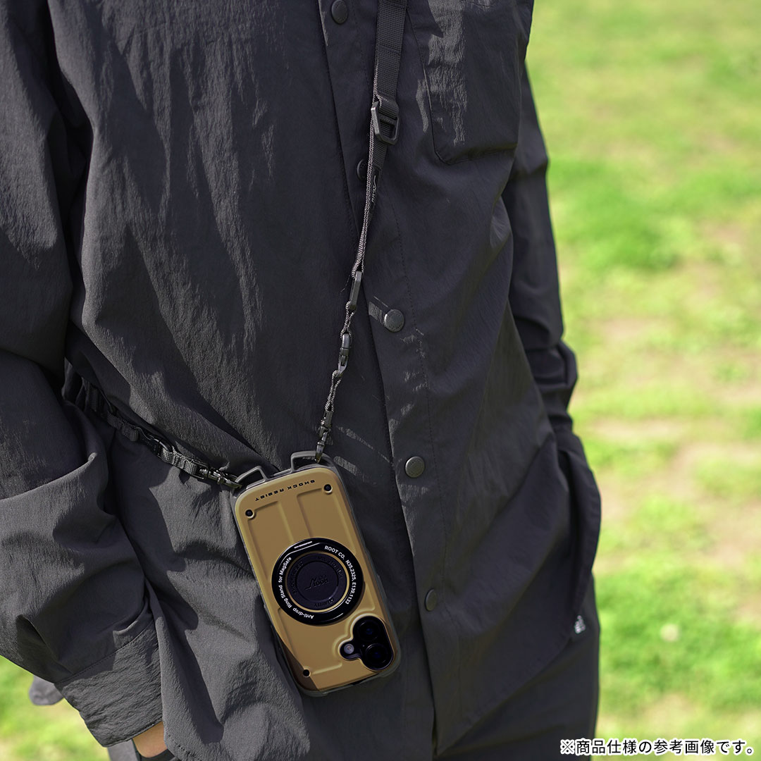 【新】[iPhone 17e/16e専用]ROOT CO. GRAVITY Shock Resist Case Rugged Plus.(ブラック)