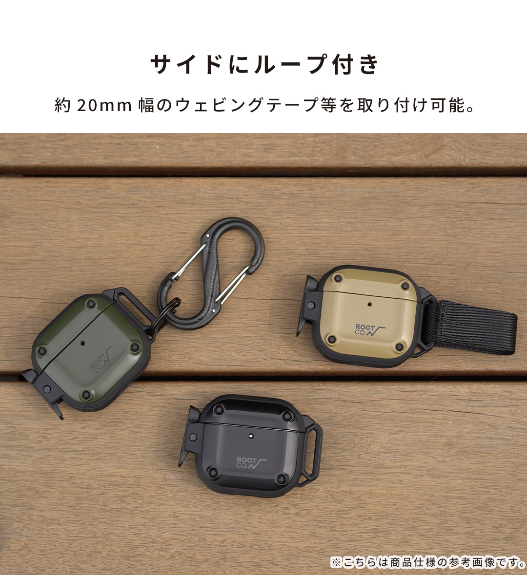 【新】[AirPods(第4世代)専用]ROOT CO. GRAVITY Shock Resist Case Pro. for AirPods(ブラック)