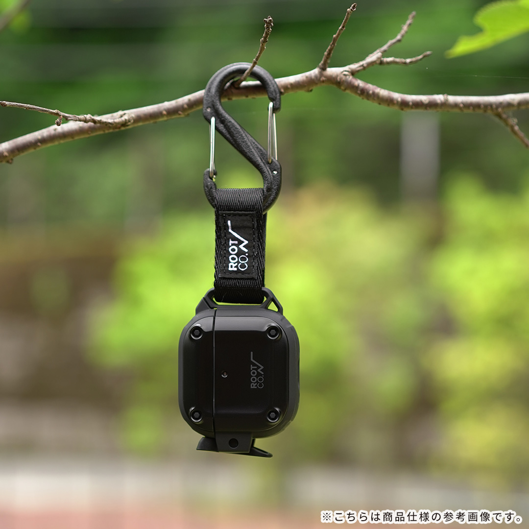 【新】[AirPods(第4世代)専用]ROOT CO. GRAVITY Shock Resist Case Pro. for AirPods(ブラック)