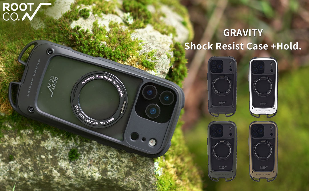 [iPhone 18 Pro Max/17 Pro Max専用]ROOT CO. GRAVITY Shock Resist Case Hold Plus.