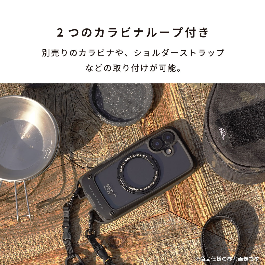 [iPhone 18 Pro Max/17 Pro Max専用]ROOT CO. GRAVITY Shock Resist Case Hold Plus.