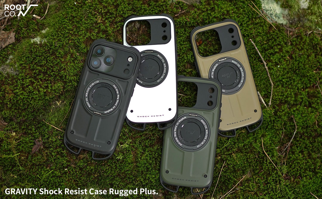 【新】[iPhone 2026 6.9inch 3Lens/17 Pro Max専用]ROOT CO. GRAVITY Shock Resist Case Rugged Plus.(ブラック)