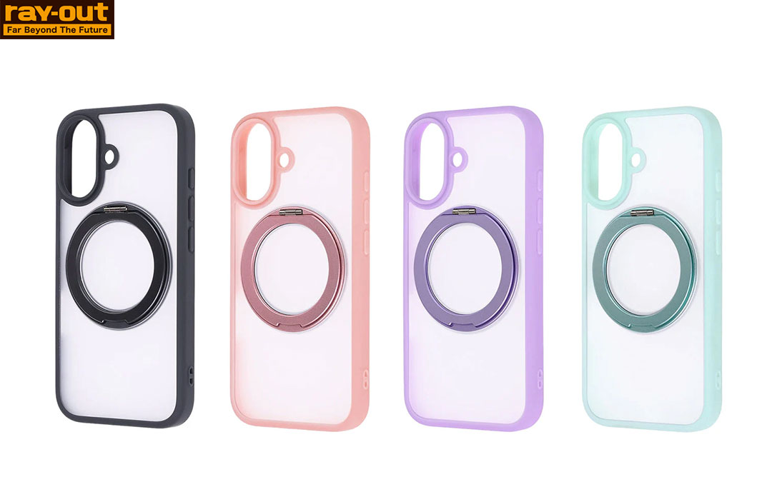[iPhone 17専用]ray-out レイ・アウト マグネット充電対応 シルキーマット ハイブリッドケース