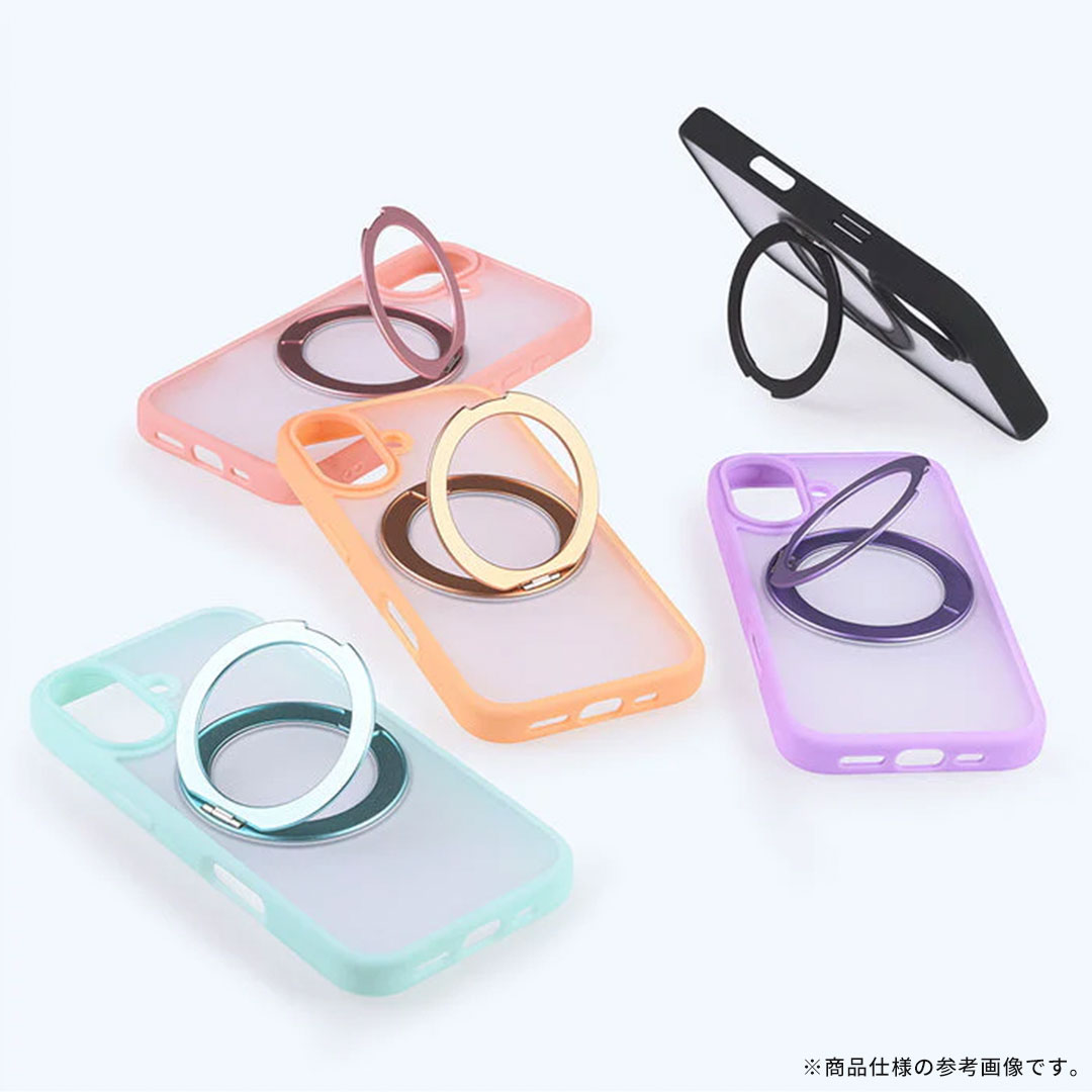 [iPhone 17専用]ray-out レイ・アウト マグネット充電対応 シルキーマット ハイブリッドケース