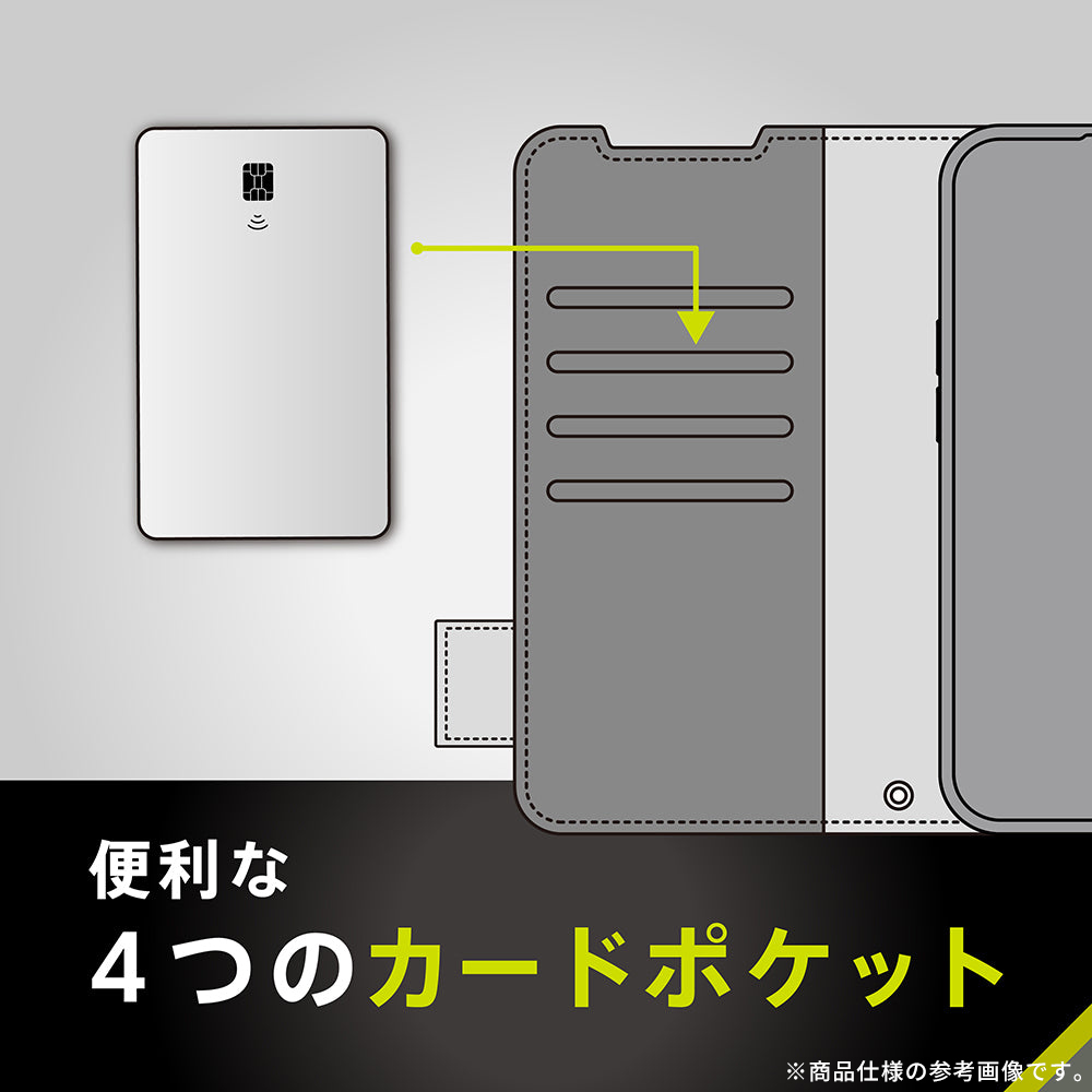 【新】[iPhone 17専用]Simplism シンプリズム [FlipNote]耐衝撃フリップノートケース(ブラック)
