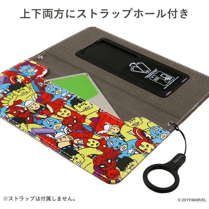 MARVEL/マーベル キャラクター 手帳型ケース Androidケース