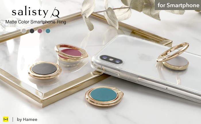salisty(サリスティ)Q マットカラースマートフォンリング