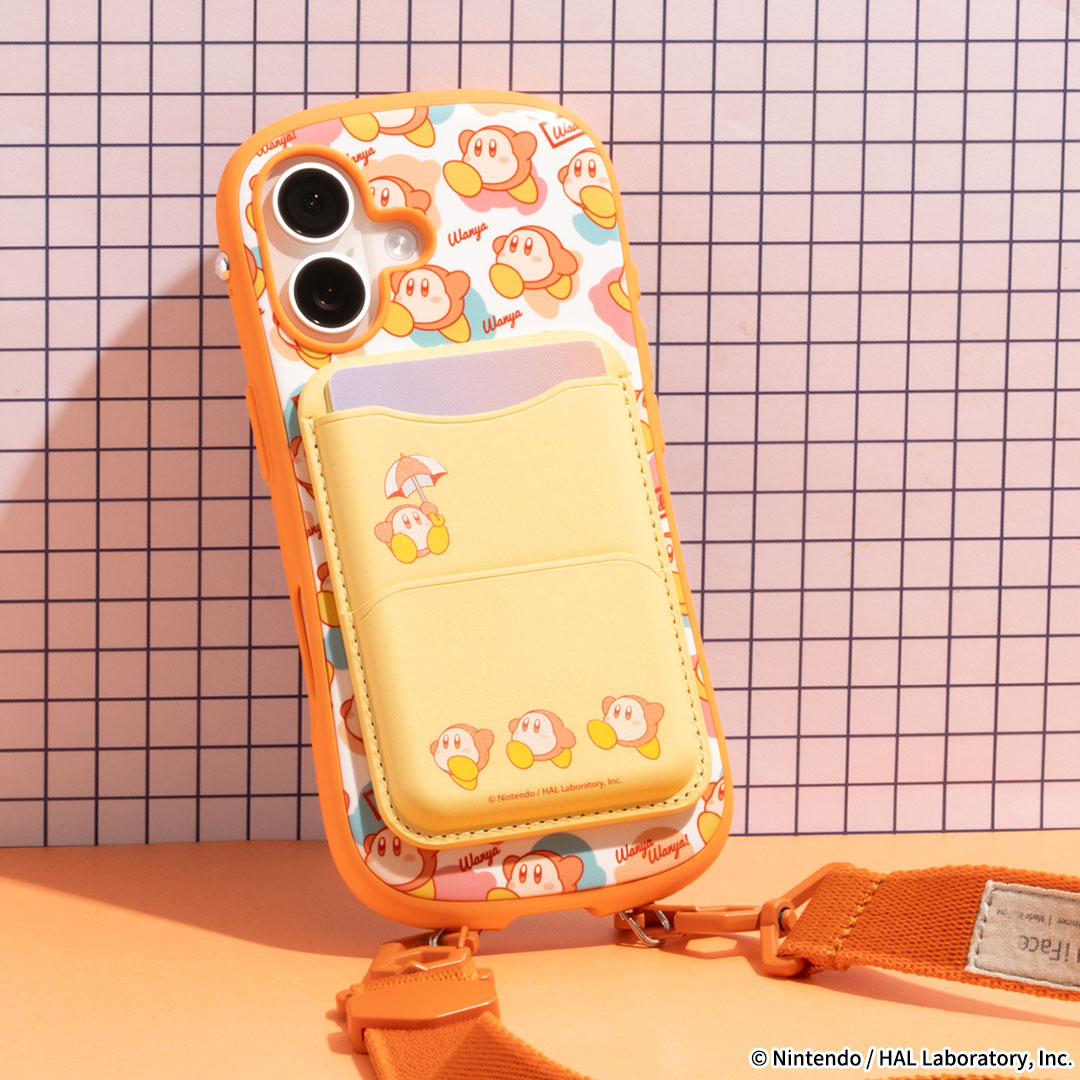 【新】星のカービィ iFace MagSynq カードウォレット(カービィ/にっこり)