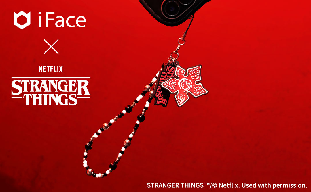 Netflixシリーズ「ストレンジャー・シングス 未知の世界」 iFace Phoneチャーム(デモゴルゴン)