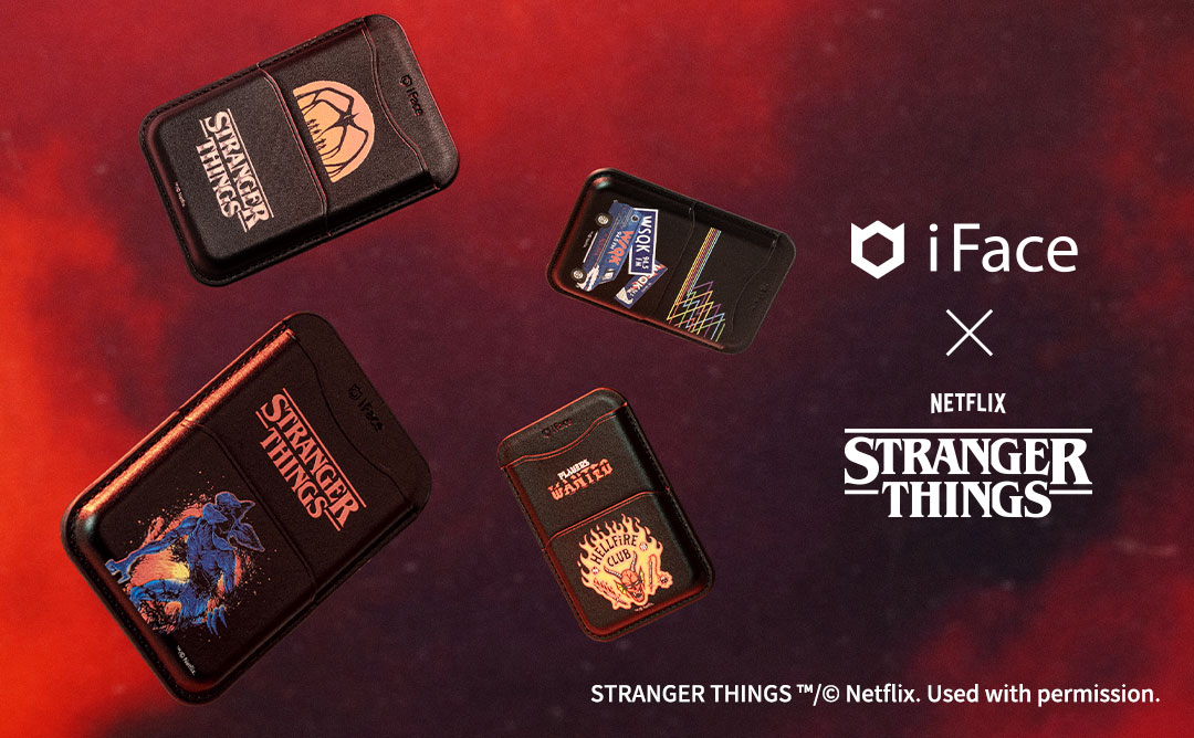 ストレンジャー・シングス 未知の世界 iFace MagSynq カードウォレット(マインド・フレイヤー)