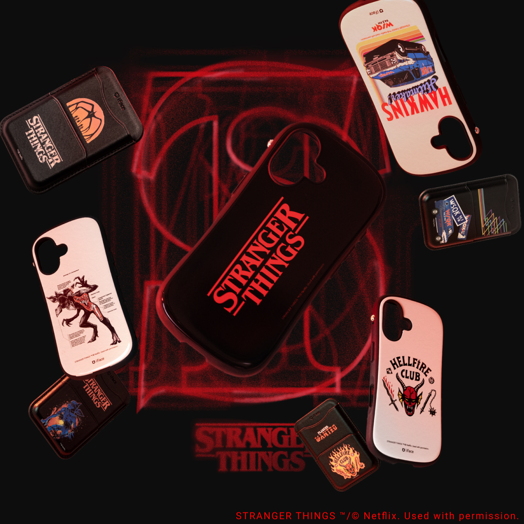 ストレンジャー・シングス 未知の世界 iFace First Class MagSynqケース(ロゴ)