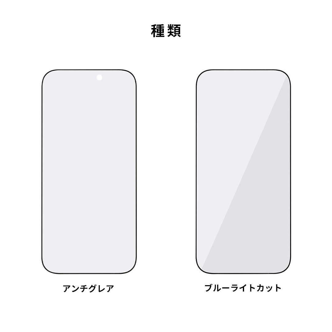 [iPhone 17/17 Pro/17 Air/17 Pro Max/16 Pro/16 Pro Max専用]iFace 強化ガラス 画面保護フィルム(アンチグレア/ブルーライトカット)