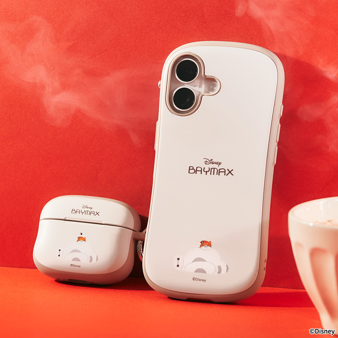 【iPhone 17/16/15/14/13専用】ディズニーキャラクター iFace First Class Cafe MagSynqケース（ベイマックス）