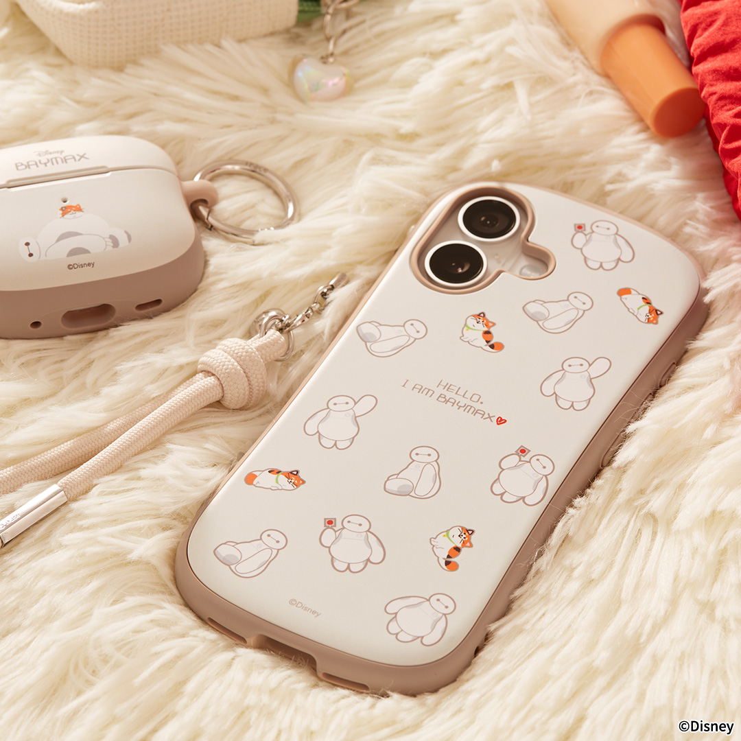 【iPhone 17/16/15/14/13専用】ディズニーキャラクター iFace First Class Cafe MagSynqケース（ベイマックス）