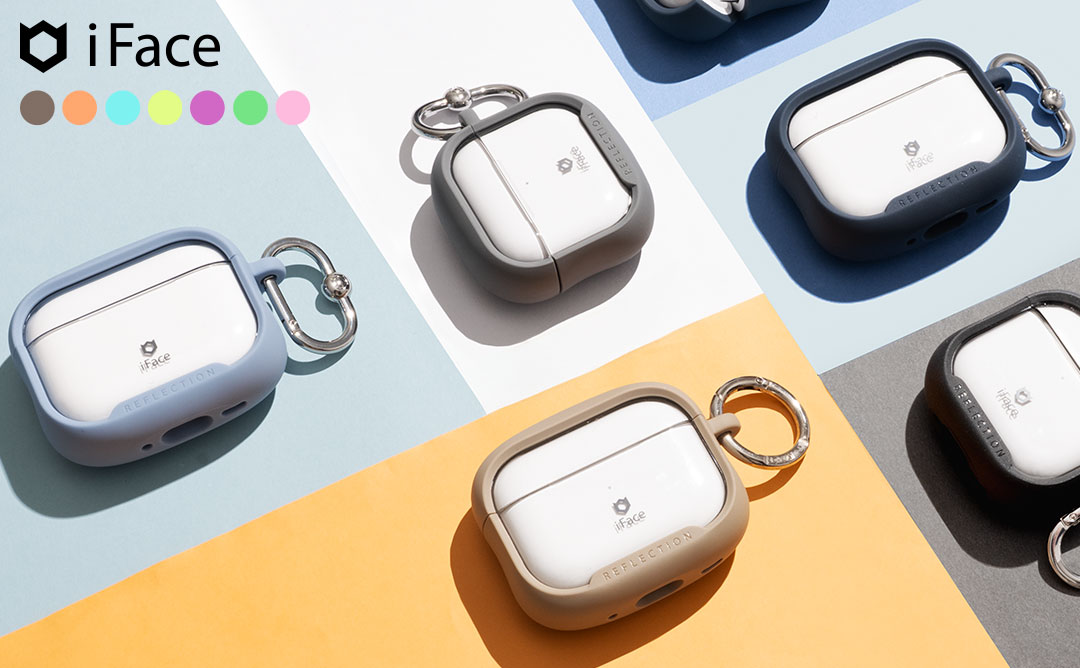 【AirPods Pro(第3/2/1世代)/AirPods(第4/3世代)専用】iFace Reflection ポリカーボネートクリアケース