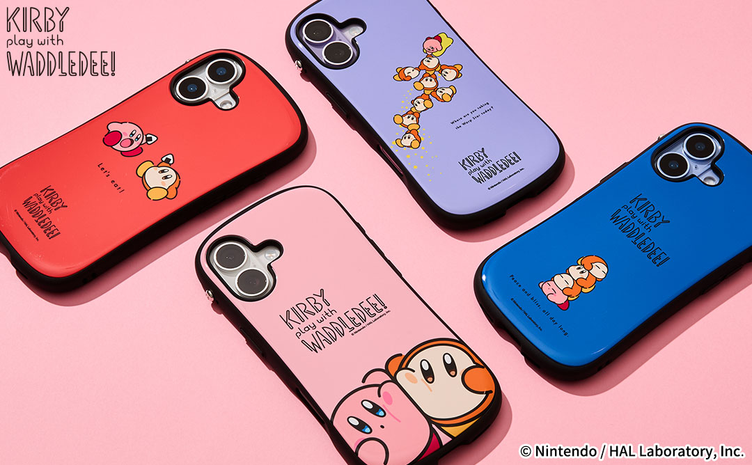 [iPhone 17/16/15/14/13専用]カービィ play with ワドルディ iFace First Class MagSynqケース