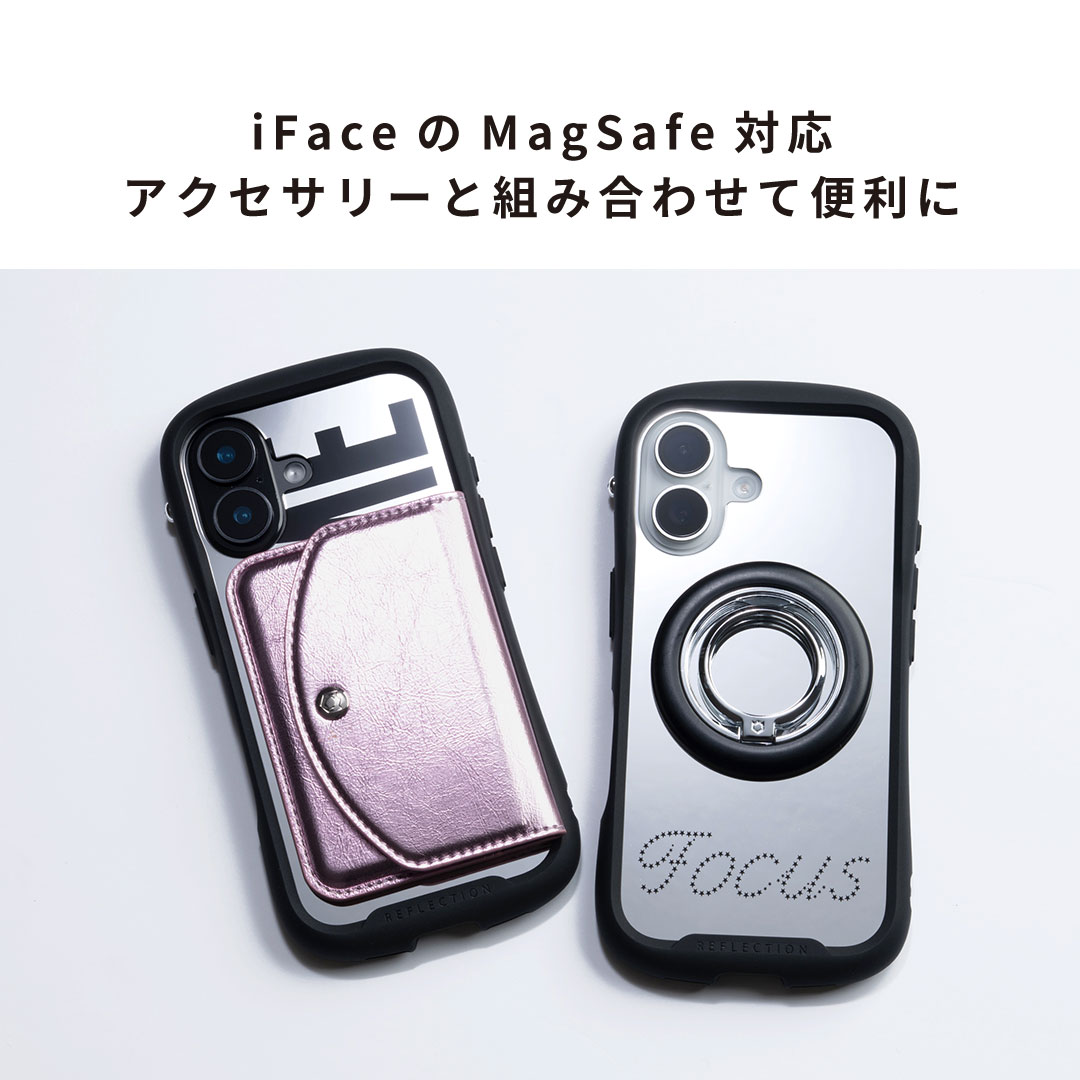 【新】[iPhone 15/14/13専用]iFace Reflection Mirror MagSynq 強化ガラスケース 限定デザイン(NEW ME)
