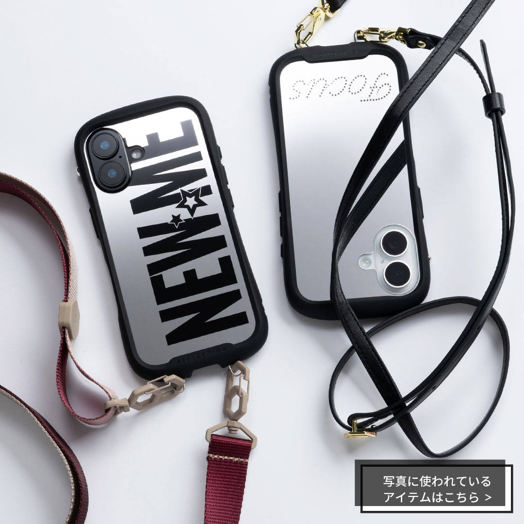 【新】[iPhone 15/14/13専用]iFace Reflection Mirror MagSynq 強化ガラスケース 限定デザイン(NEW ME)