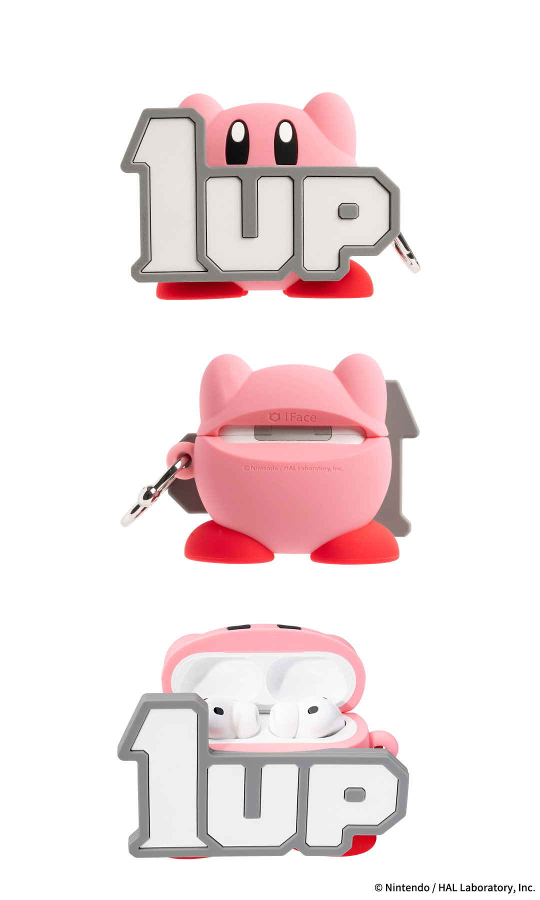 【新】[AirPods Pro(第2/1世代)専用]星のカービィ iFace Figure Typeケース(1UP)