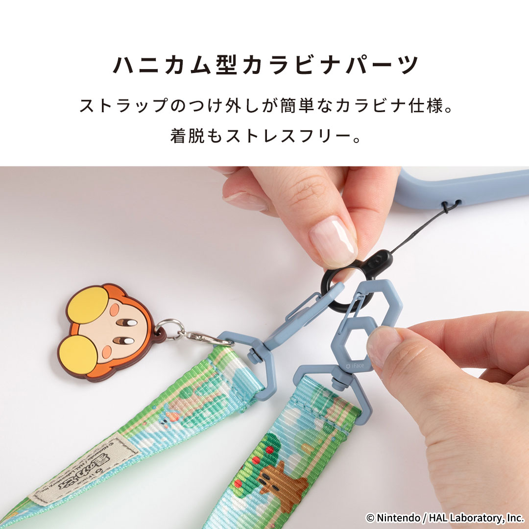 【新】星のカービィ iFace Hang and ハンドストラップ(そらのぼうけん)