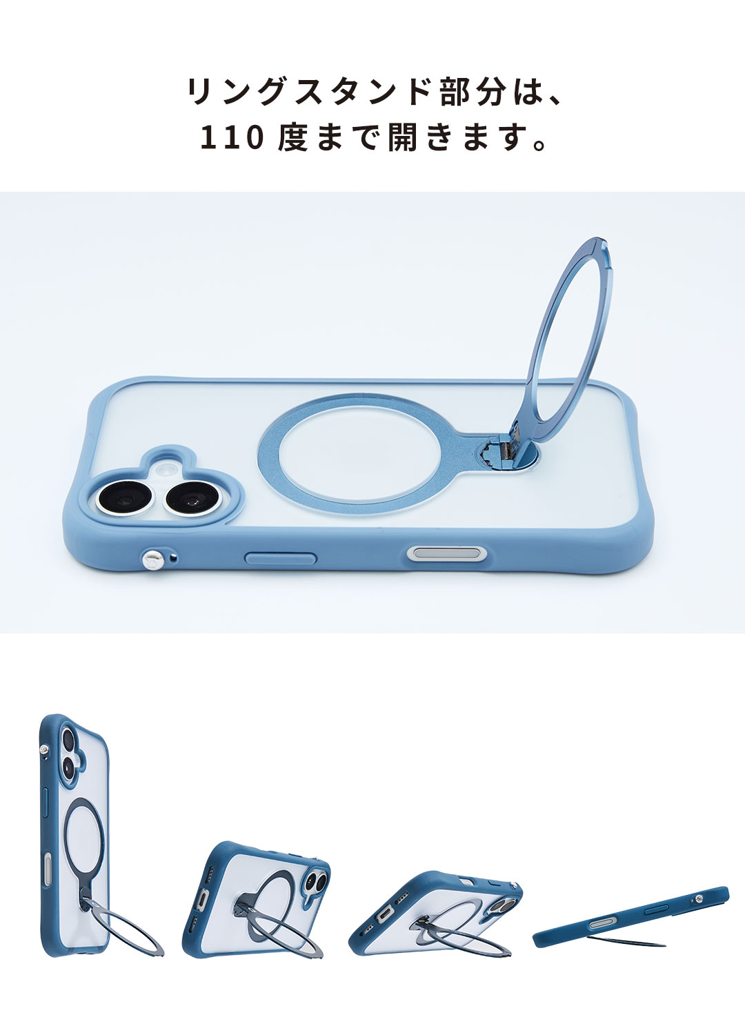 [iPhone 17/16/15/14/13専用]iFace Leany MagSynq スタンドケース