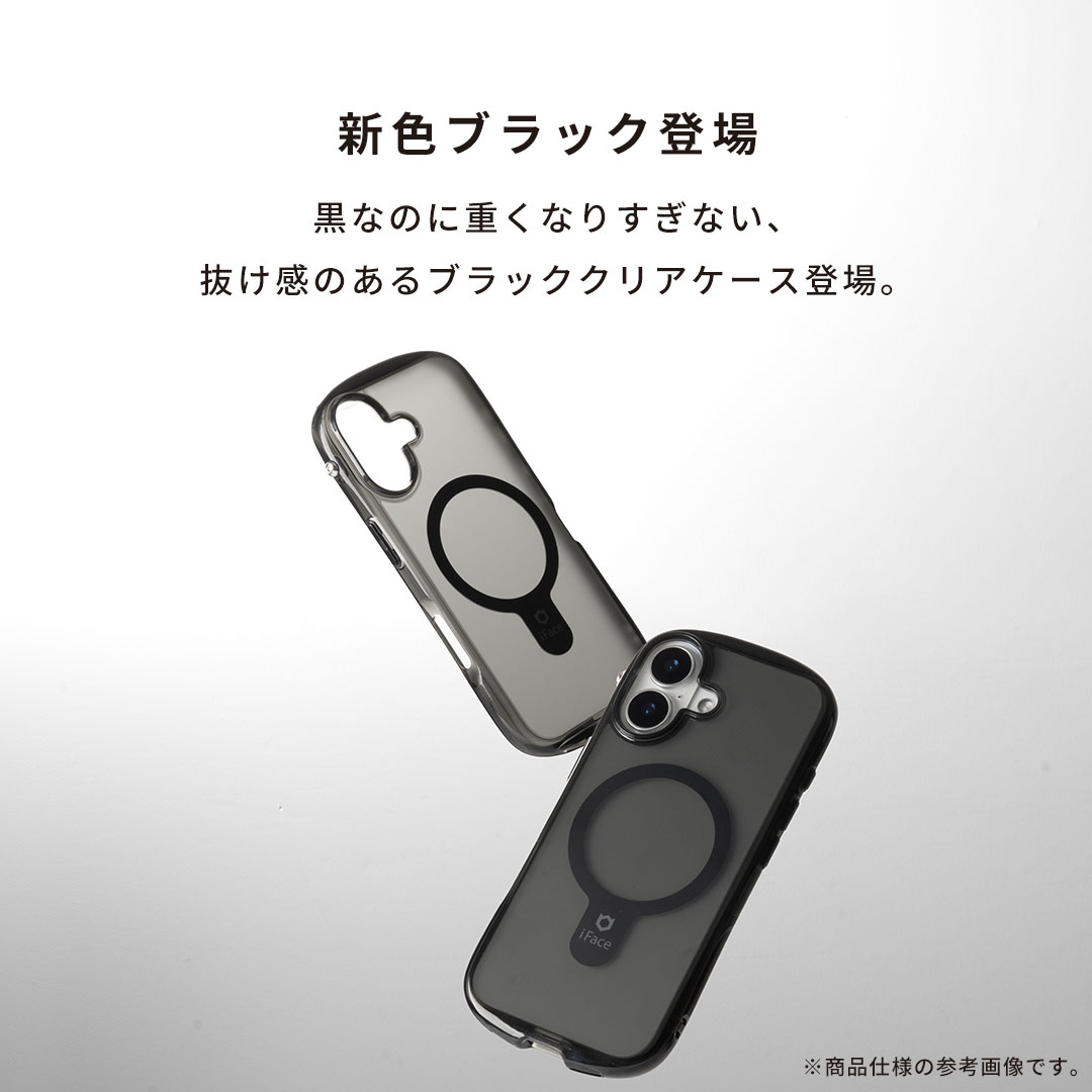 【新】[iPhone 16専用]iFace Look in Clear Hybrid MagSynqケース(クリア)