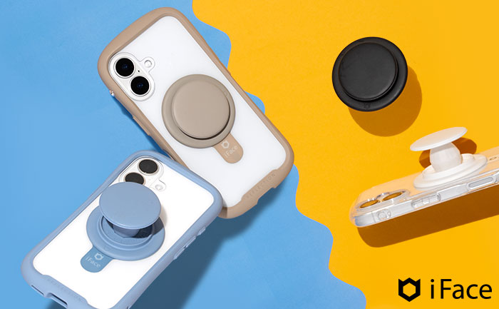 iFace MagSynq Grip Holder(ホワイト)
