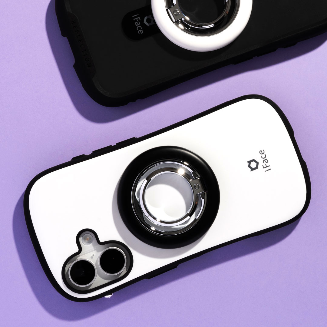 iFace MagSynq Ring Holder(ローテートタイプ/ホワイト)