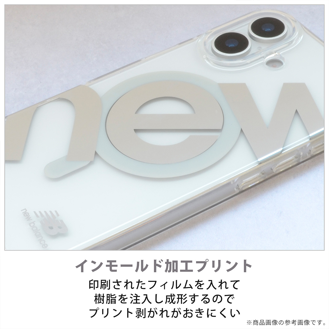 【新】【本店】[iPhone 17専用]New Balance/ニューバランス MagSafe対応クリアケース(new/ブラック)