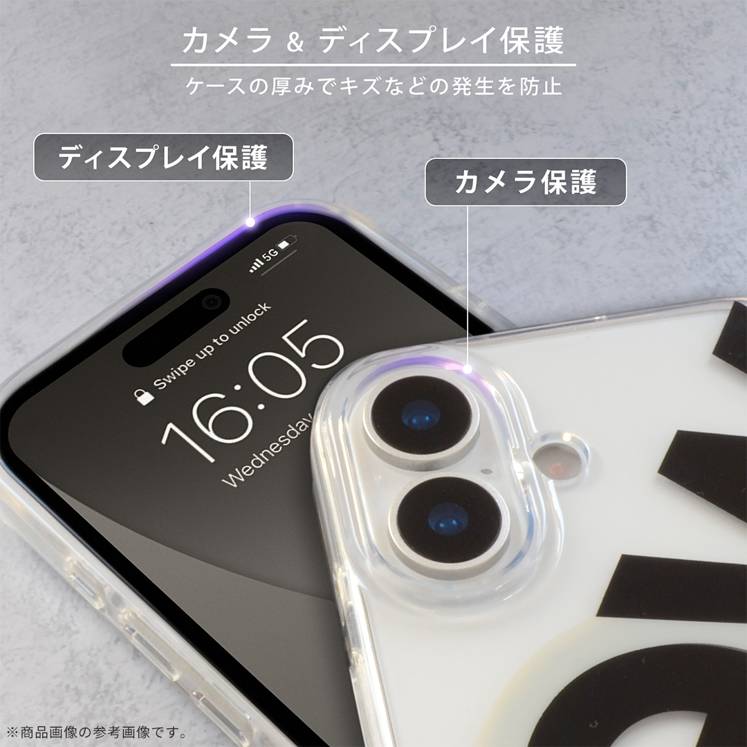 【新】【本店】[iPhone 17専用]New Balance/ニューバランス MagSafe対応クリアケース(new/ブラック)