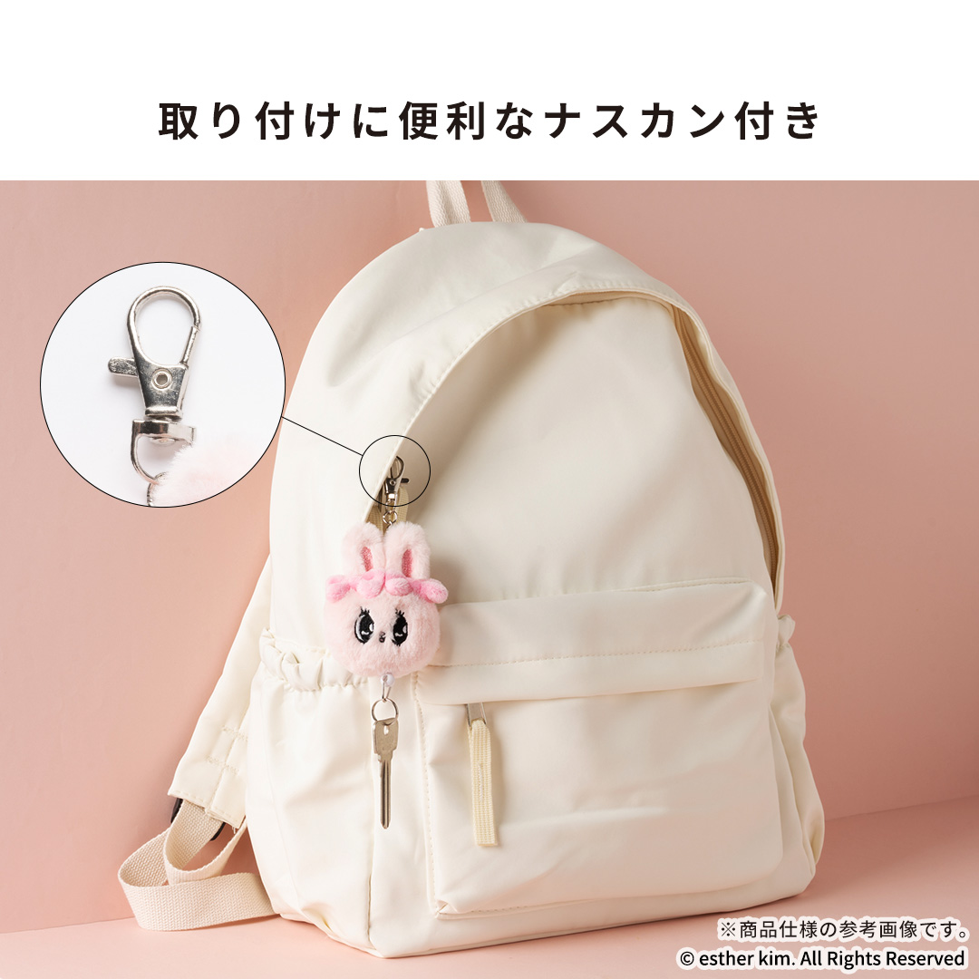 【新】ESTHER BUNNY エスターバニー マスコットリールキーホルダー(リボンバニー)